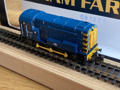 Graham Farish 371-015A Spur N Class 08 Rangierlok 08763 BR blau Gronk | Condition: Used