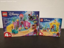 LEGO Set - Factory Sealed Disney Ariel 43235 Music Stage & 43254 Crystal Cavern