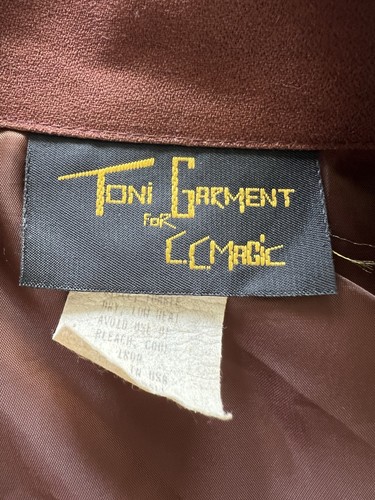 Vintage Toni capo per CC Magic giacca donna piccolo multicolore retrò blazer - Foto 2 di 12