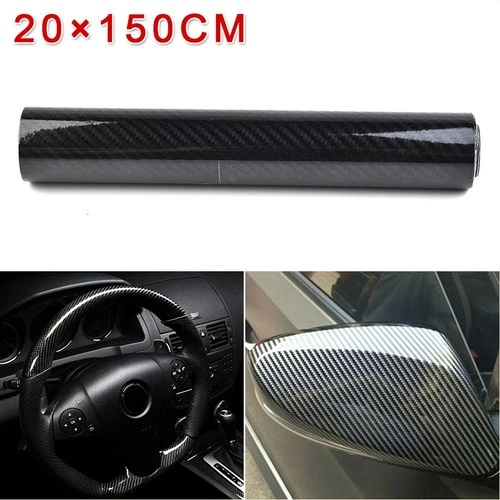 Car Carbon Fibers Stickers Decal Vinyl Film Interior Wrap Accessories Top Sale