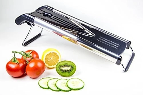 ! Mandoline V-Slicer Commercial Stainless Steel (6 Blade Set)