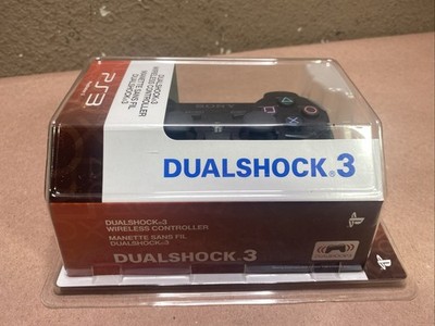 Authentic Sony PlayStation 3 PS3 Genuine OEM Dualshock PS3 Black Controller /NEW