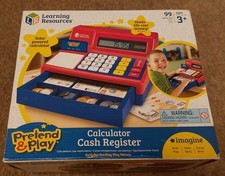 Learning Resources Pretend & Play calculator cash register age 3+ years