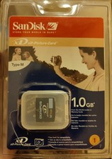 SanDisk Olympus 1 GB Type M xD Picture Flash Memory Card SDXDM-1024-A10 NEW NOS