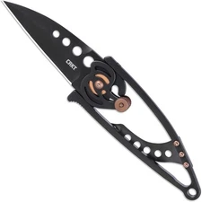 Snap Lock Everyday Carry EDC Folding Knife with Snap Lock:420J2 Steel Plain Edge