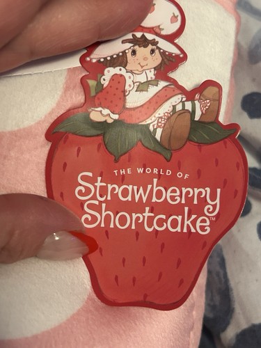 Strawberry Shortcake Small Squishy Decorative Toss Pillow 11 x 11 - Picture 2 of 3