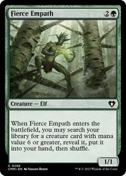 Fierce Empath 288 Commander Masters Common