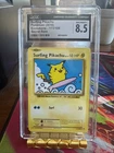 Pokémon TCG Surfing Pikachu Evolutions Card 111/108 Regular Secret Rare CGC 8.5