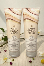 Bath Body Works - Warm Vanilla Sugar Moisturizing Body Wash - 10oz - Lot of 2
