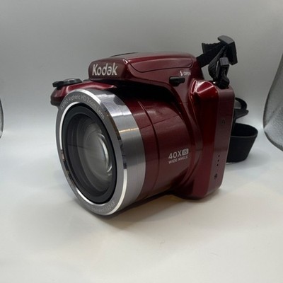Kodak PIXPRO AZ401 Bridge Digital Camera 40x Optical Zoom Wide Angle Red