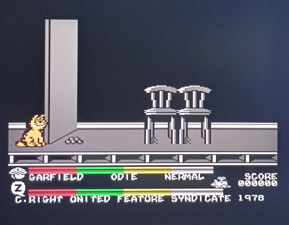 GARFIELD - RARE The Edge - Commodore 64 C64 C128 - TESTED See photos - Image 4 of 4