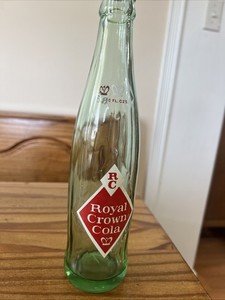 Vintage Royal Crown Cola Bottle, 1966. 10oz. Glass.