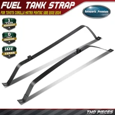 2x Fuel Tank Straps Gas for Toyota Corolla Matrix Pontiac Vibe 2003 2004 L4 1.8L