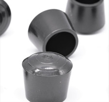 1" Rubber Feet for Restaurant Equipment Chairs Tables Stools Various Pack Sizes