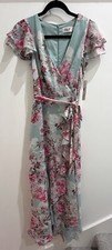 NWT Eliza J Floral Midi Dress Size 4 $198