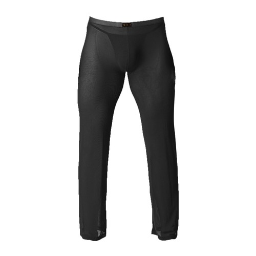 Hombres Pijama Transpirable Pantalones Elásticos Pantalones Pantalones Ropa de Club Ropa de Noche Malla - Imagen 4 de 16