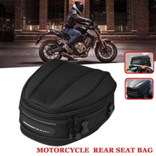 Motorcycle Waterproof Rear Seat Tail Bag Luggage Storage Backpack Shoulder Bag