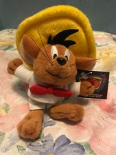 NWT/RARE - 1999 Looney Tunes Mini Bean Bags - SPEEDY GONZALES