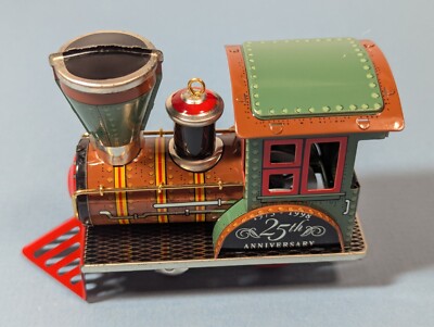 Hallmark Ornament   Tin Locomotive Anniversary Edition   QX6826 1998