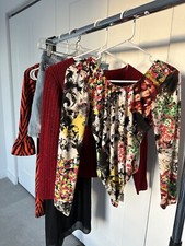 set of 5 pieces,blouses, dresses, multi-brand, multi-colored. size M. (C83)