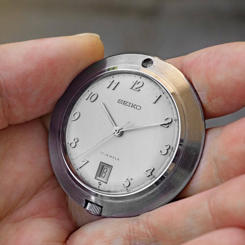 Seiko 6602-9010 Vintage Revisione Orologio da Tasca Giappone Manuale Carica  Uomo | eBay
