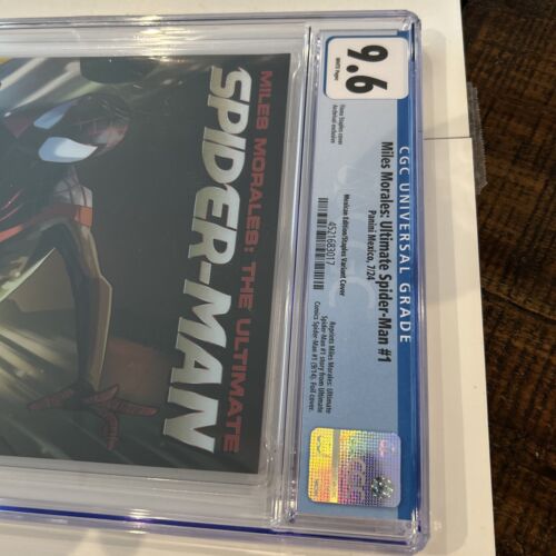 CGC 9.6 Miles Morales Ultimate Spider-man #1 Mexican Foil NYCC 1:50 - Picture 3 of 5
