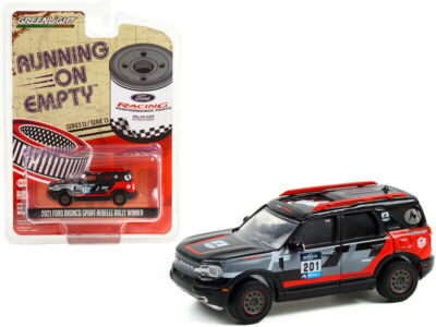GREENLIGHT 1:64 2021 FORD BRONCO SPORT #201 WINNER REBELLE RALLY 41130 F-5B2