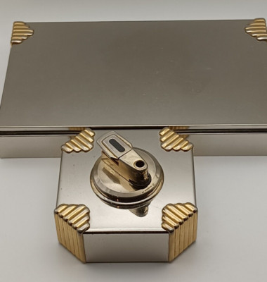 LANCEL Zigarettenschachtel Zigarre und Tischfeuerzeug Art Deco