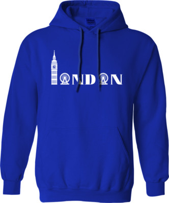 AF Merch LONDON Hoodie Capital England Great Britain Souvenir Print Sweatshirt