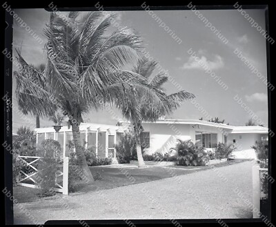 House Exterior 4'' x 5'' Brown Brothers Vintage Original Negative E87
