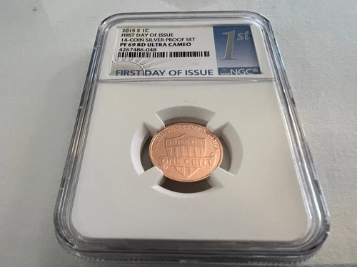 2015-S LINCOLN CENT "F.D.O.I." NGC PF69 RD ULTRA CAMEO