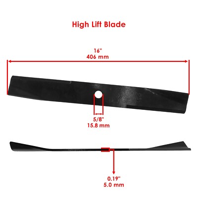 west o-② 3 Deck Blade For John Deere 120 140 300 180 185 240 245 M41967