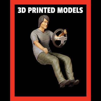 Fast and Furious Resin 3d printed Han Lue Driving Model Car Unpainted Figure