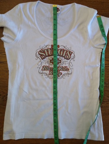 Harley Davidson Sturgis Motorcycle Rally 2008 R K Stratman T Shirt Top White XL - Photo 8/8