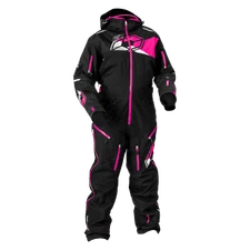 Castle X Freedom G4 Monosuit Black/Pink Glo/White Women's Snowmobile suit M-XL