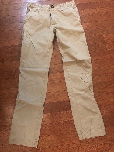 Arizona Para Hombre Original Corte Recto Pantalones Tipo Chino Beige Flex  30 X 32 | eBay