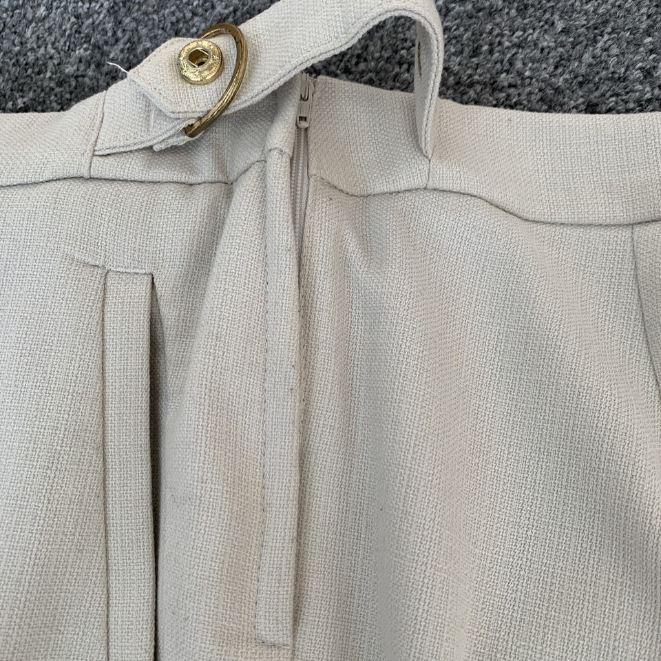 H&M ladies Cream trousers size 10 / Eur 38. Ankle Grazers. Cream eBay