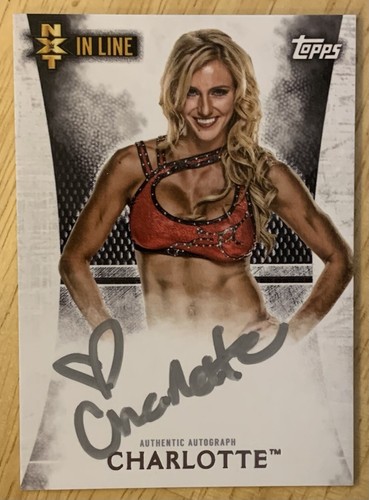 Charlotte #NA-CH 2015 Topps WWE Undisputed NXT In Line Autographs card