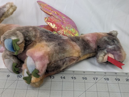 Ty Buddies Scorch Dragon Plush 11 Inch 1999 Stuffed Animal Toy - Imagen 9 de 12
