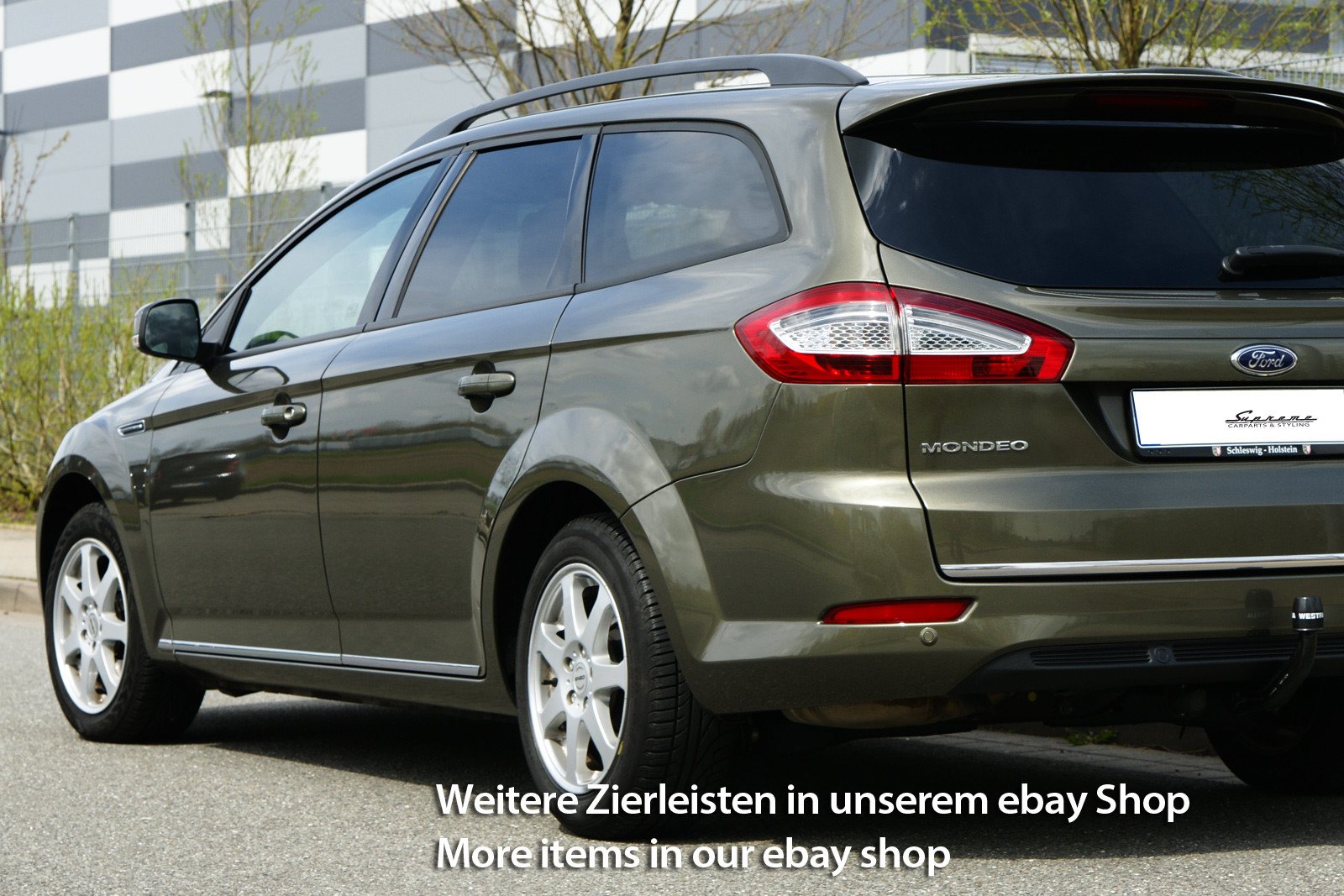 Seitentürleiste Türleisten Türschutzleisten für Ford Mondeo ABS Matt Schwarz 4x