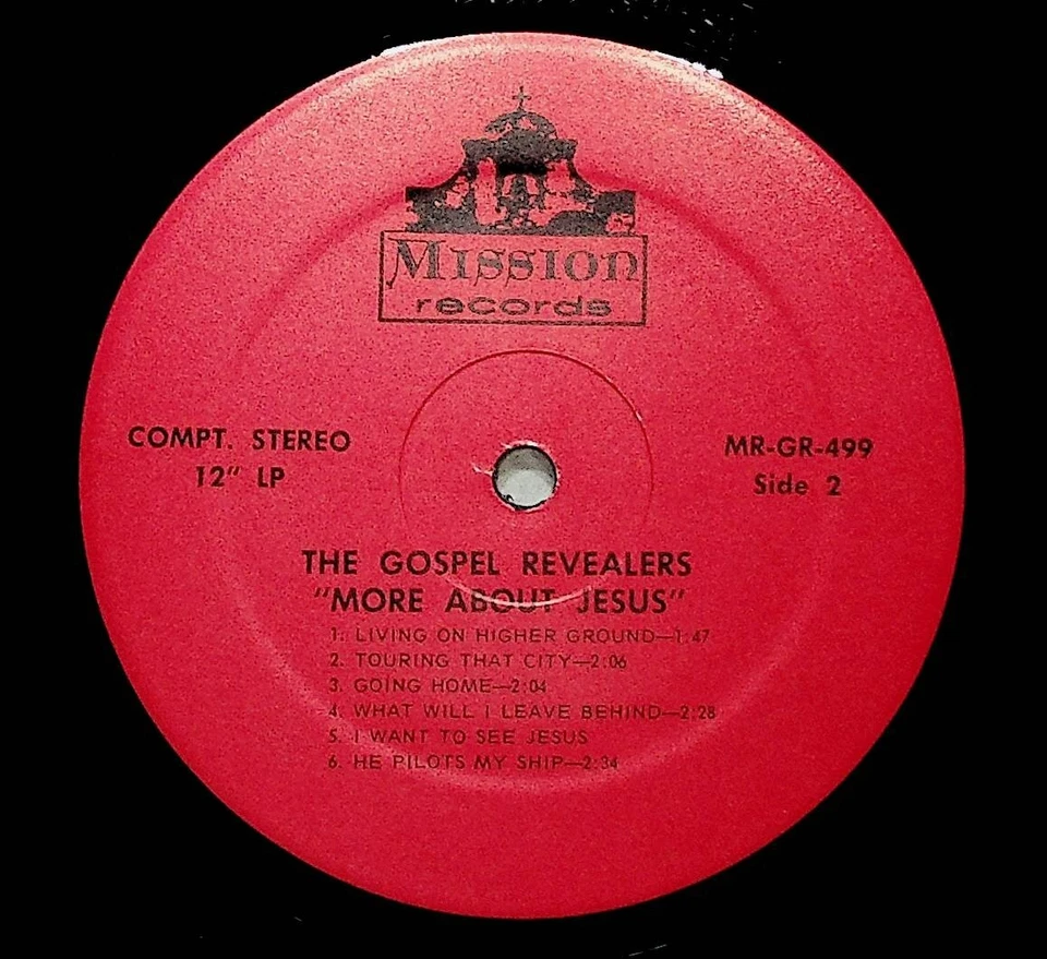 Athens Alabama Southern Gospel Revealers About Jesus Christian Vinyl LP Record Foto 4 de 4