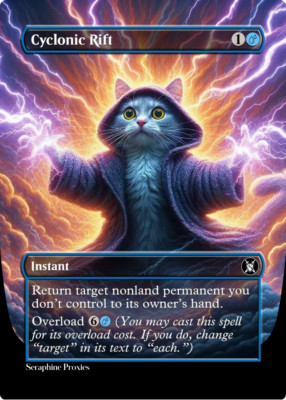 Cyclonic Rift - High Quality Altered Art Custom Cards