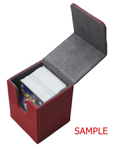 Solid Color Premium Trading Card Deck Box Sports Card Storage Gaming Card Holder - Picture 6 of 16