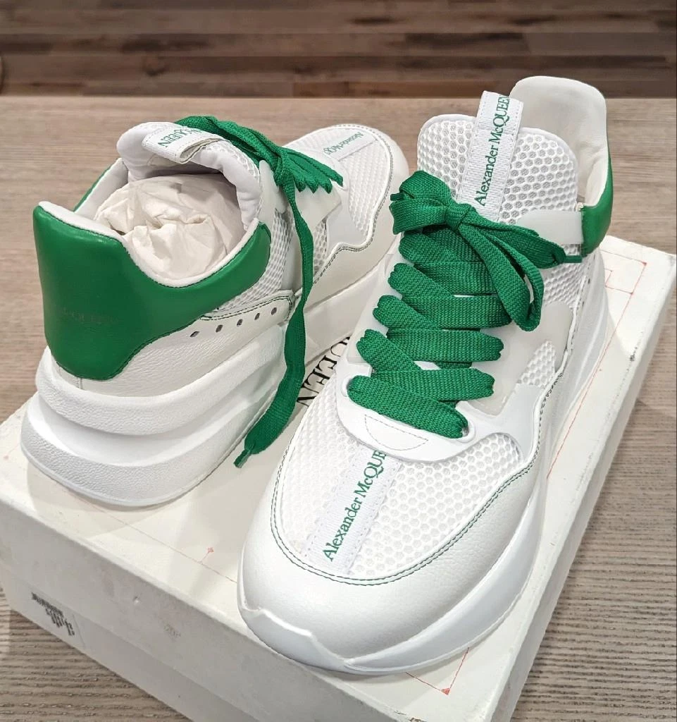 Alexander mcqueen oversized hotsell runner leather sneakers