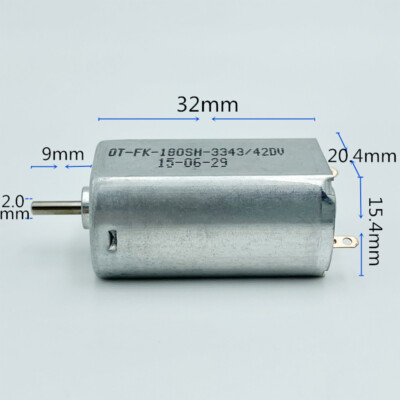 Mini 180 Electri DC Motor DC3V-6V 21800RPM High Speed Carbon Brush Toy Car Model
