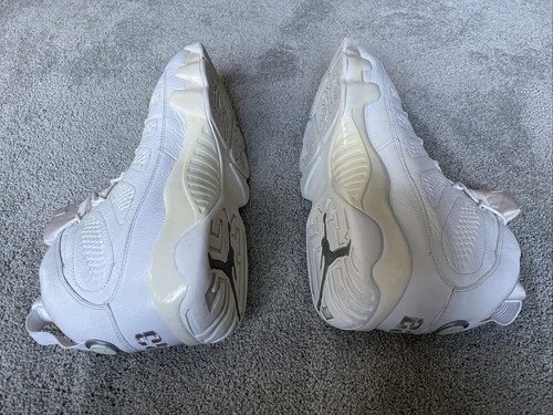 Nike Air Jordan Retro 9 IX 25th Anniversary Silver White Size 15 Sample 2010 - Picture 9 of 12