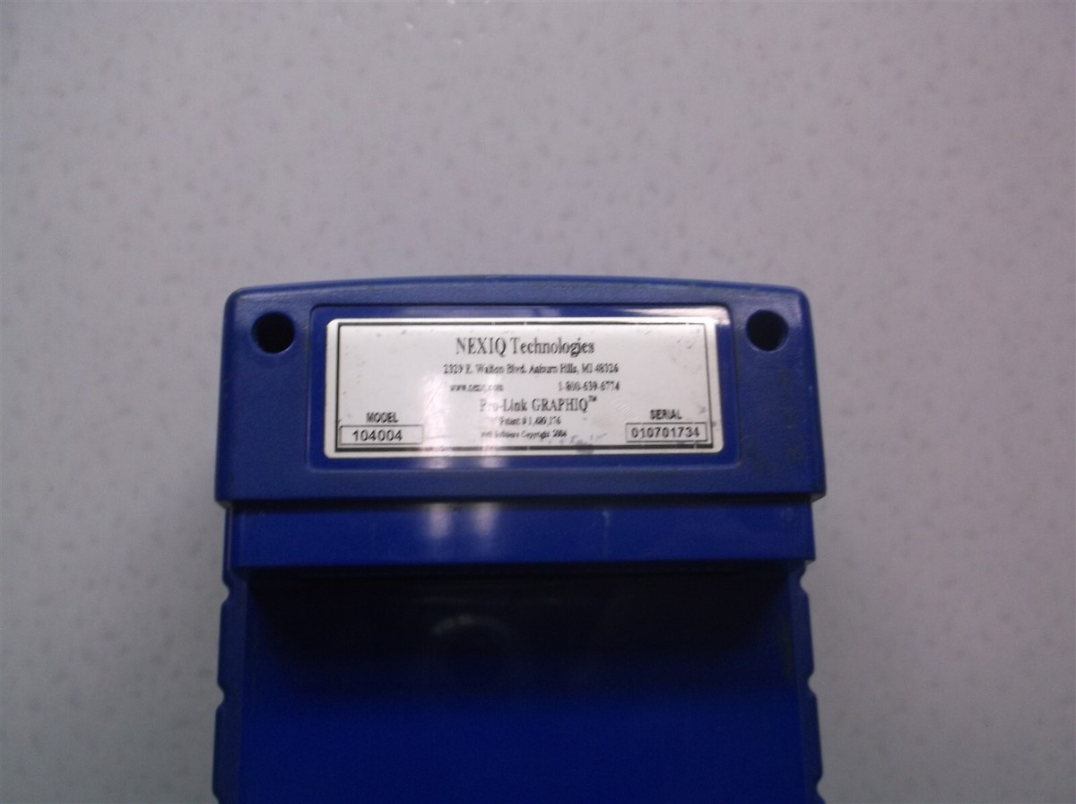 Nexiq Pro-Link Graphiq Scanner Prolink Model 104004 | eBay