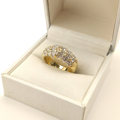   Pierre Lang Ring Fingerring Damenring Dame Stein Zirkonia Perle Gold 67  