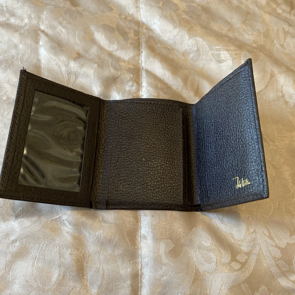 Carteira de couro tríplice grão integral John Write - Imagem 3 de 4