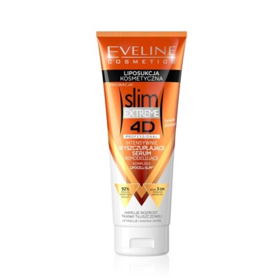 Eveline Slim 4D  Intensives Serum  ''Kosmetische Fettabsaugung'' -250 ml